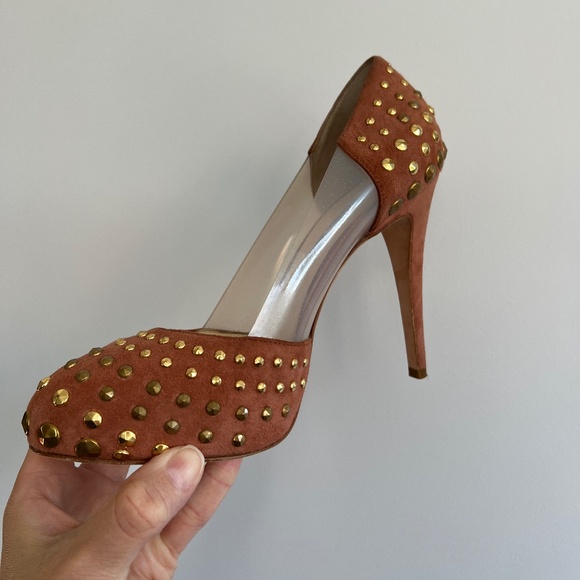 Brian Atwood Studded PVC Heels - Picture 6 of 9